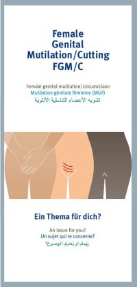Cover des Faltblattes 'Weibliche Genitalverstümmelung'