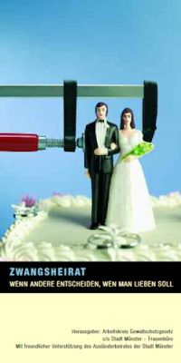 Cover des Faltblattes 'Zwangsheirat'