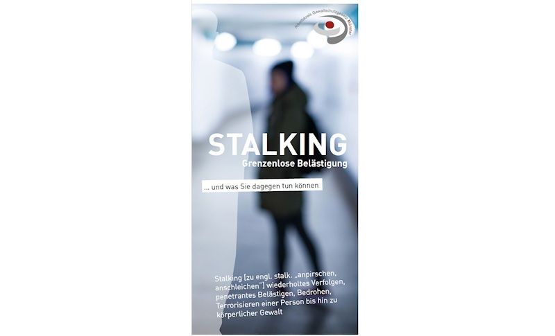 Cover der Stalking-Broschüre